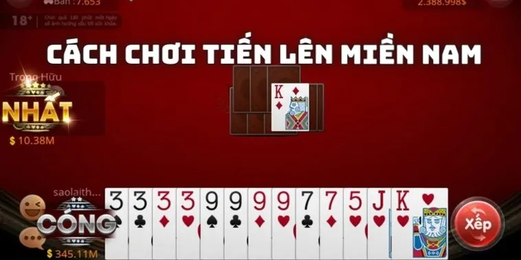 Cách Chơi Tiến Lên Miền Nam BETVND Thành Công Tuyệt Đối Trong Từng Ván Đấu
